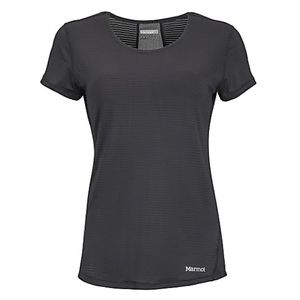 Marmot Aero Short Sleeve Black Running Hiking Activewear Shirt